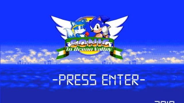 Sonic In Ocean Valley Title Screen смотреть онлайн