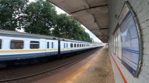 Электропоезд ЭД4МКу-0153 сообщением: Москва Киевская - Нара ( г. Наро-Фоминск )