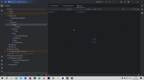 Java. JDBC. Урок 016. DAO. UPDATE.