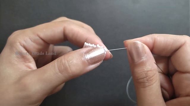 Seed bead earrings on triangle base, beaded earrings diy смотреть онлайн