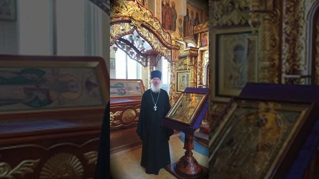 Пасхальное поздравление настоятеля Никольского собора г. Алматы, протоиерея Валерия Захарова смотреть онлайн