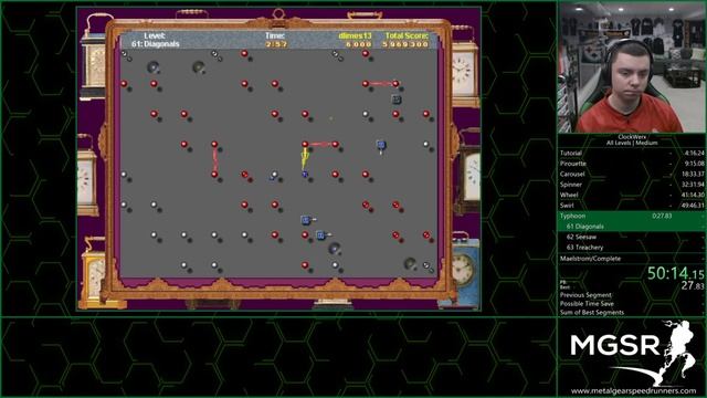 ClockWerx | Emulator | 61 Diagonals | Medium | 40,500 Score смотреть онлайн