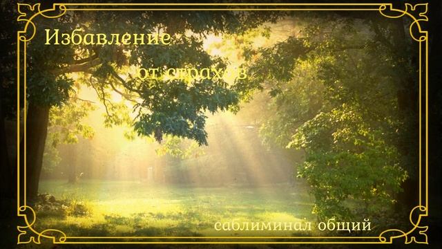 Избавиться от страхов. Саблиминал общий смотреть онлайн