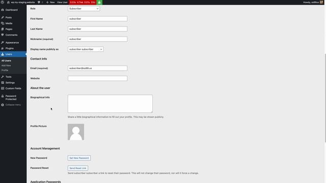 View User Metadata WordPress Plugin смотреть онлайн