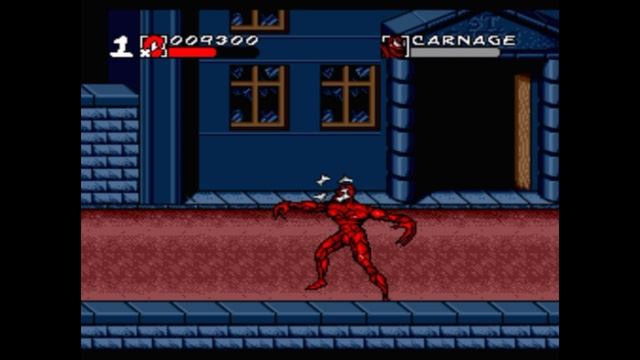 Sega Mega Drive 2 (Smd) 16-bit Spider-Man and Venom - Maximum Carnage Stage 16 Ruined Boys Home