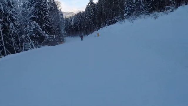 Bukovel 2021 December carving on HEAD Supershape i.Magnum смотреть онлайн