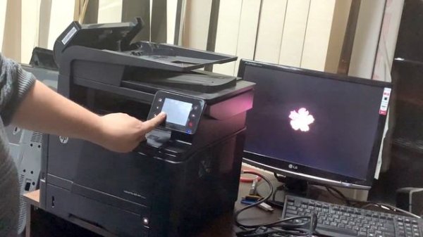 HP LaserJet Pro 400 MFP M425dw сброс пароля и всех настроек аппарата
