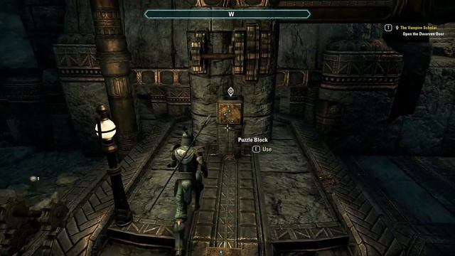 How To Open The Dwarven Door | The  Vampire Scholar | ESO Greymoor (Dwarven Door Block Puzzle)