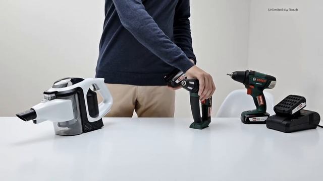 Як змінити акумулятор? - Акумуляторний пилосос Bosch Unlimited смотреть онлайн
