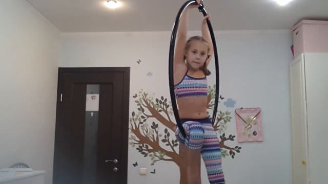 Урок #3 Машер воздушное кольцо aerial hoop lessons смотреть онлайн