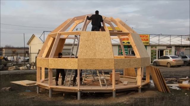 Строительство купольного дома ДОБРОСФЕРА Z6 — Зодчие — Волгоград