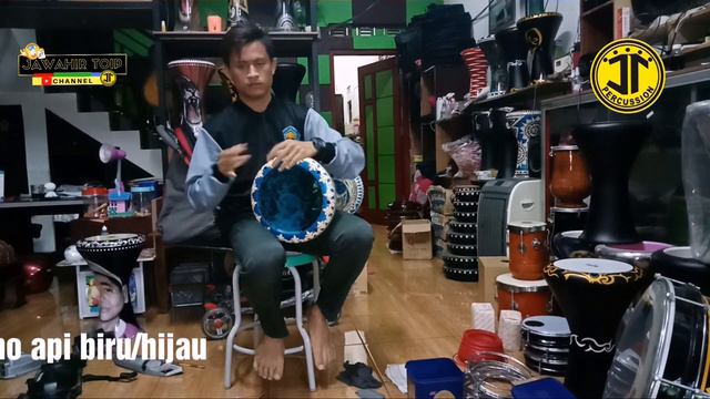 Darbuka Sombaty JT Remo Api Hijau/ Biru смотреть онлайн