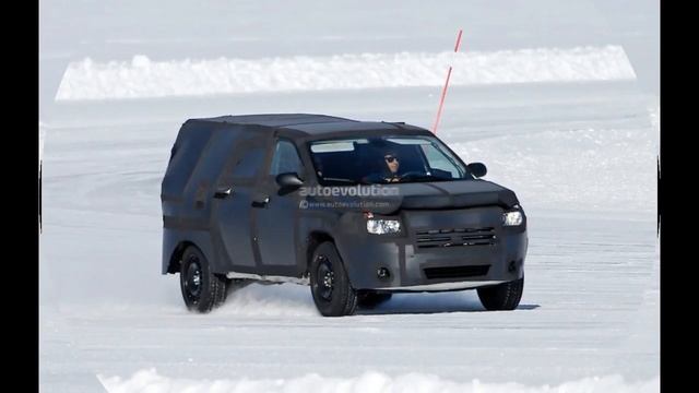 All-New Dodge Dakota - Ram Pickup Truck, spied testing on the snowing road смотреть онлайн