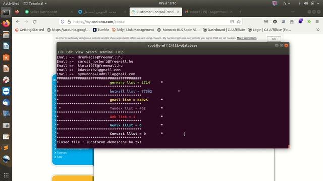 filter big email database with 530 file using python script смотреть онлайн
