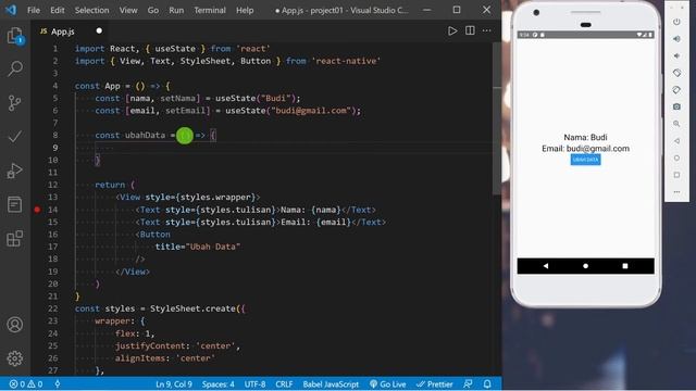 Bagaimana Cara Menangani State React Native di Function Component? // Belajar React Native смотреть онлайн