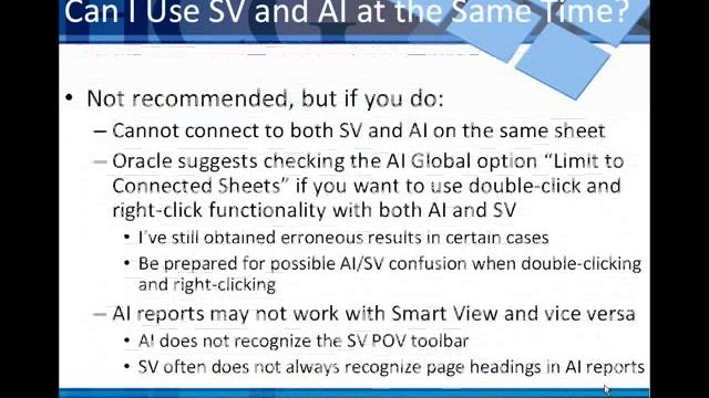 Dec. 2008 - Smart View - Overview 1 - Oracle Hyperion Training смотреть онлайн