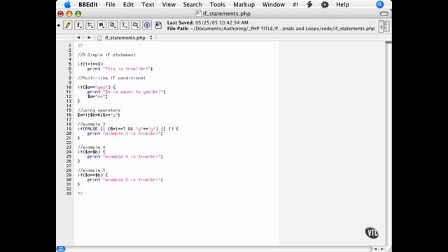 PHP - PHP Conditionals and Loops If Statements смотреть онлайн