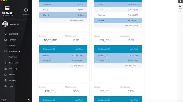 Обзор базоваой версии сканера Smart Trade Coin смотреть онлайн