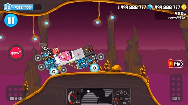 Красный шарик собрал Машинку с турбиной! Игра Red ball Craft! Мульт про квадратик смотреть онлайн