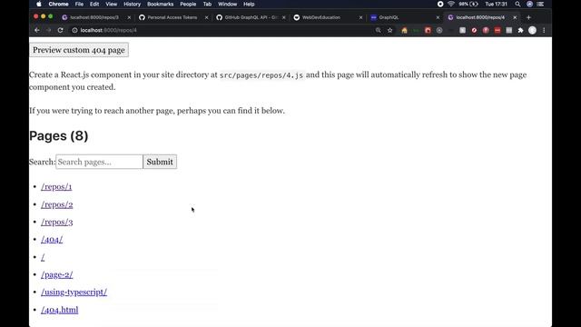 Gatsby JS & GitHub (querying repo data from Gatsby using GraphQL) ? смотреть онлайн