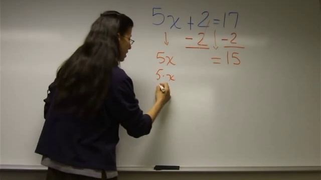 5x + 2 = 17 (SOLVE & CHECK alebraic equation) смотреть онлайн
