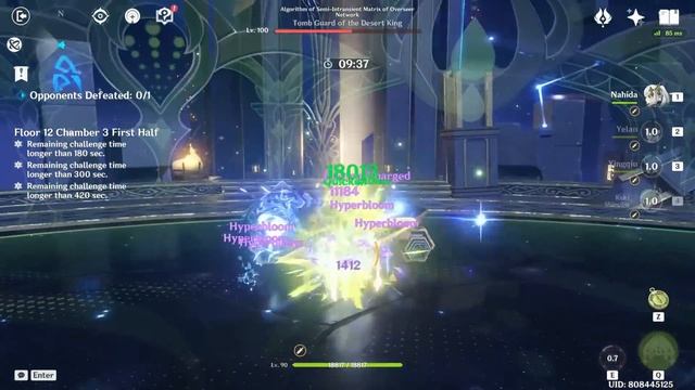 C0 Nahida Hyperbloom and C1 Wanderer Hypercarry - Genshin Impact Abyss 3.4 - Floor 12 9 Stars смотреть онлайн