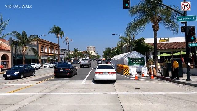 [4K] SOUTH PASADENA - Driving virtual tour South Pasadena, Los Angeles - California, USA - 4K UHD смотреть онлайн