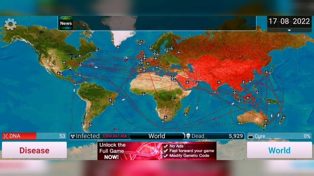 Plague Inc - Bacteria Started in China ? |How to complete Bacteria Normal Walkthrough смотреть онлайн