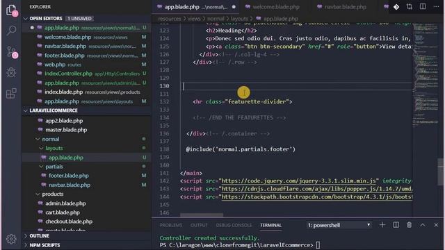 Modifying a laravel project # 5 - The right way - Store смотреть онлайн