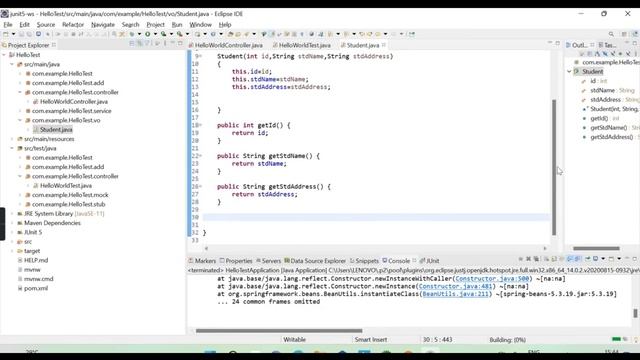 Junit-Lesson 13-Spring boot example for student details смотреть онлайн