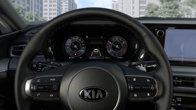 Kia K5 | Ассистент движения в полосе смотреть онлайн
