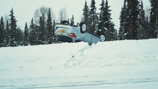CRAZY WINTER DRIVING IN ALASKA! - Road Trip from Anchorage to North Pole смотреть онлайн