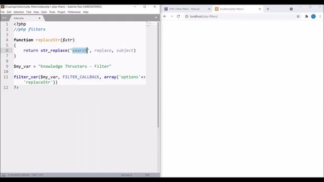 PHP Filters Callback | Filter and Filter Constant | filter_var смотреть онлайн