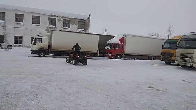 Зимний дрифт на квадрике смотреть онлайн