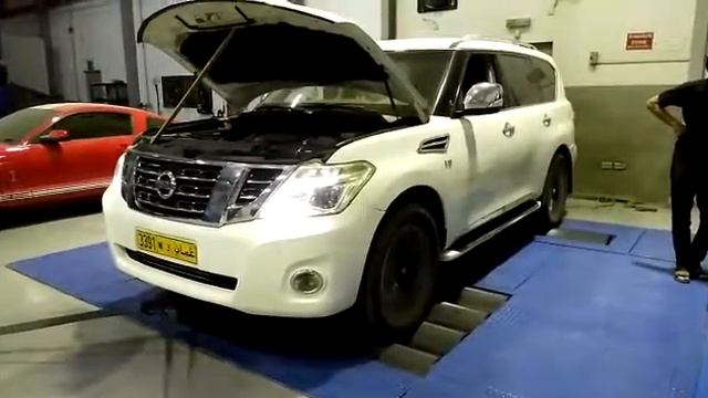 Dyno tuning Nissan Patrol V8 смотреть онлайн