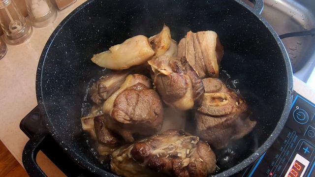 Джиз из баранины. Жаренная, томленная баранина