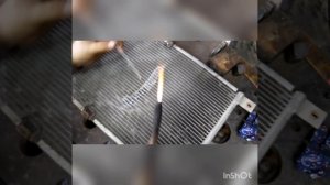 Сварка соты алюминиевого радиатора.Пруток 4043+ флюс.+79276678495