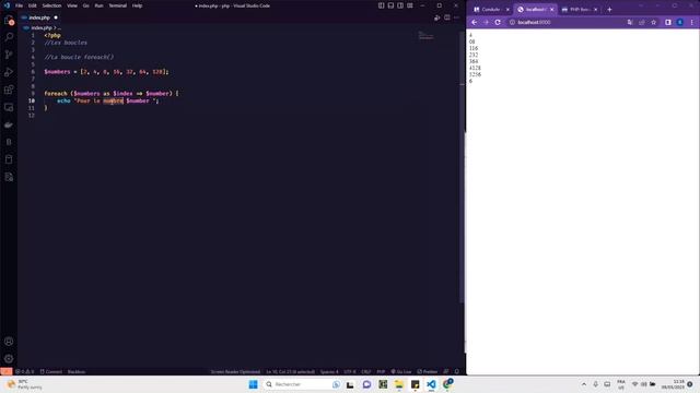 12 Apprendre PHP MySQL par La Pratique - La Boucle foreach смотреть онлайн