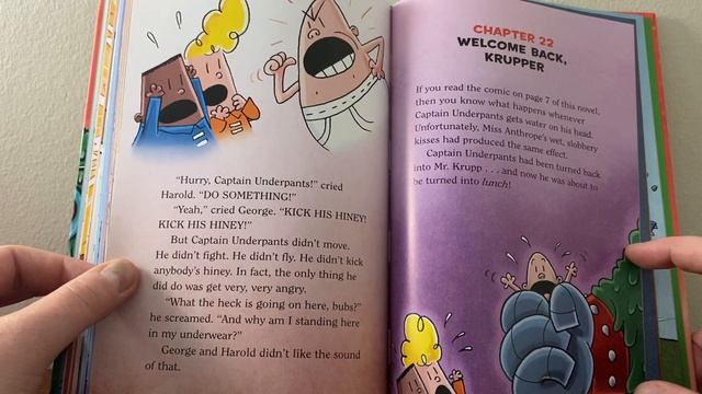 Captain Underpants and the Big, Bad Battle of the Bionic Booger Boy by Dav Pilkey. Chapters 20-26. смотреть онлайн