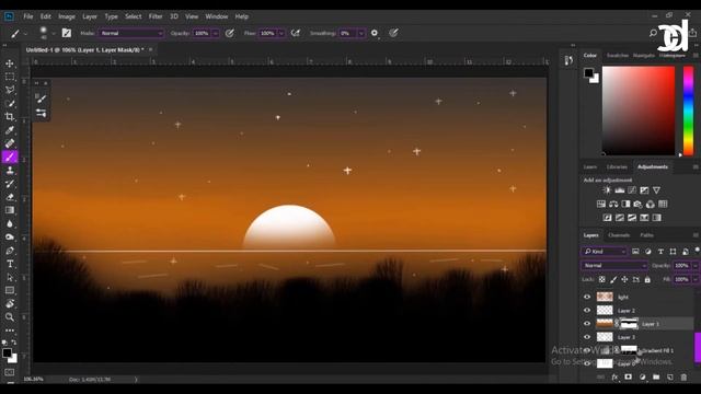 I Created this beautiful scene in photoshop | Carbon Designz 2022 смотреть онлайн