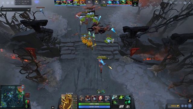 Dota 2 Silencer 20 seconds of Global Silence 3 Ultimate (2 Refreshers) смотреть онлайн