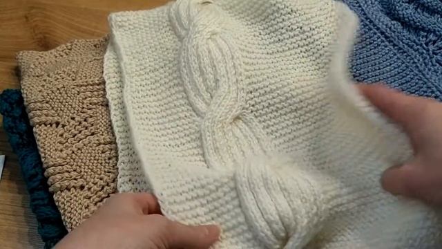 Шарф, снуд, палантин#обзор готовых работ