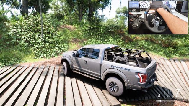 Forza Horizon 5 RTX 4090 Gameplay | Ford Raptor | Logitech G923 Steering Wheel [4K60FPS] смотреть онлайн