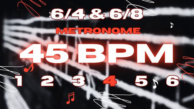 45 BPM - 6/4 & 6/8 Metronome смотреть онлайн