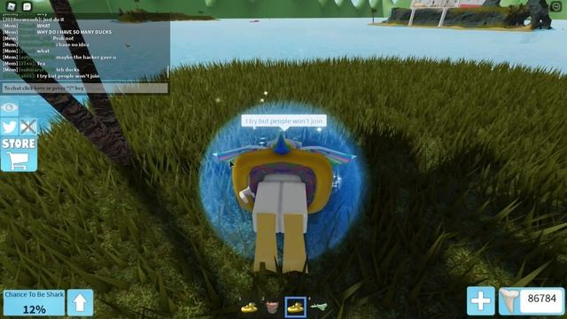 I met a hacker - SharkBite (Roblox)! смотреть онлайн