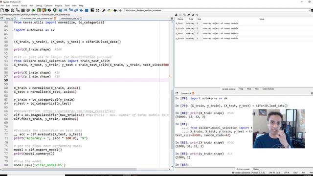 171 - AutoKeras for image classification using cifar10 data set смотреть онлайн