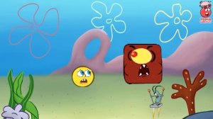 Red Ball 4 - Spongebob Ball - All Cutscenes - Speed Up and Slow Motion - All Animations