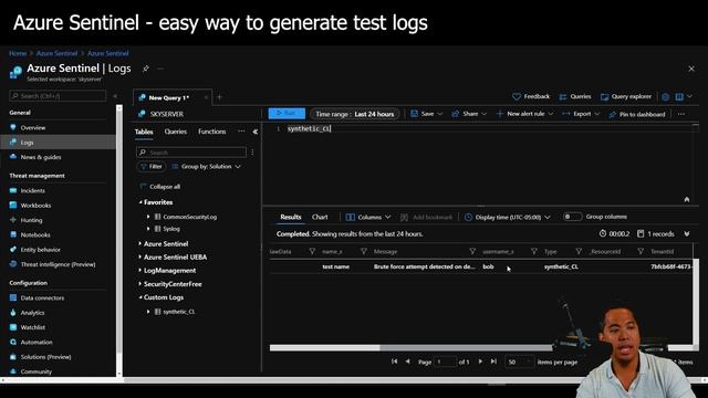 Azure Sentinel Lab Series | ? Easy Peasy way to generate custom test logs | EP6 смотреть онлайн