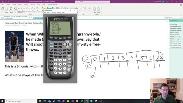Graphing a Binomial Distribution on Calc смотреть онлайн