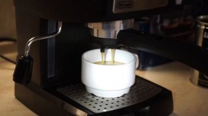 Работа кофеварки Delonghi EC 155